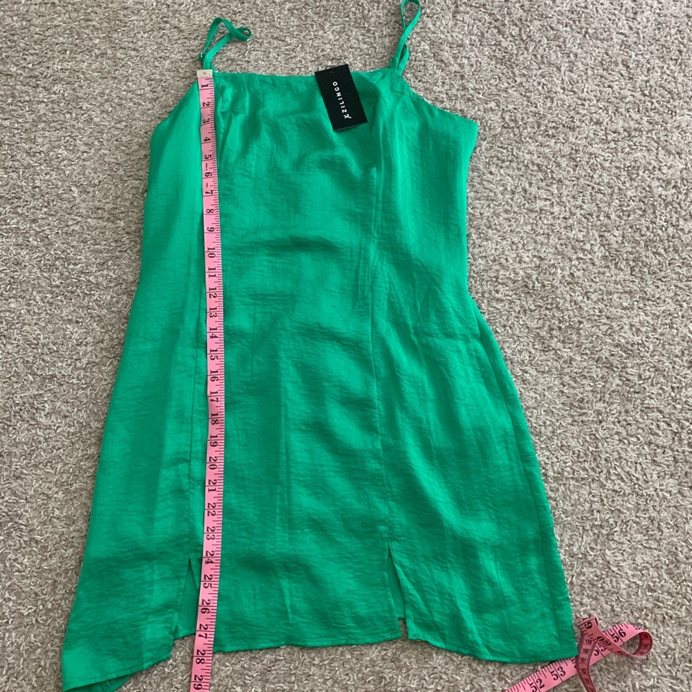 Zilingo NWT Mini Strap Slip Dress with Slits - Picture 12 of 16